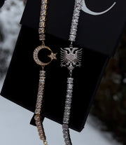 Countries Coat of Arms Necklace | Bracelet | Necklace | 18k gold plating | set 