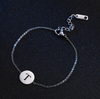 Bracelet with letter pendant