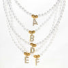 Pearl necklace with desired letter 