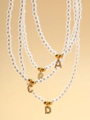 Perlenkette mit Wunschbuchstabe
