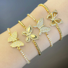 Goldene Schmetterling Armbänder | Armband