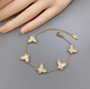 Multiple butterflies bracelet