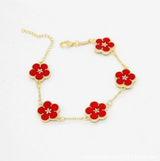 Multiple flowers bracelet