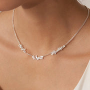 Personalized Necklace with Multiple Names I Name Necklace 