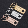 Personalized key ring with desired date 