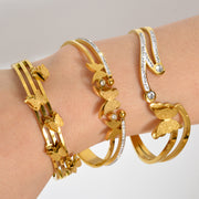 Butterfly bangles set 